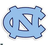 3" UNC Logo Vinyl Decal
